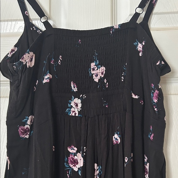 Torrid Black Floral Ruffle Romper - Picture 5 of 5